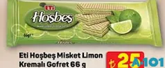 ETİ HOŞBEŞ MİSKET LİMON KREMALI GOFRET 66 G fiyat ve kampanya bilgisi